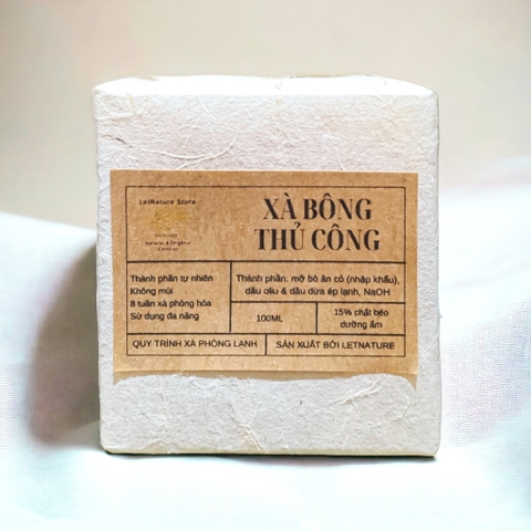 Xà bông handmade từ mỡ bò ăn cỏ (Grassfeed Beef Tallow handmade soap) - LetNature