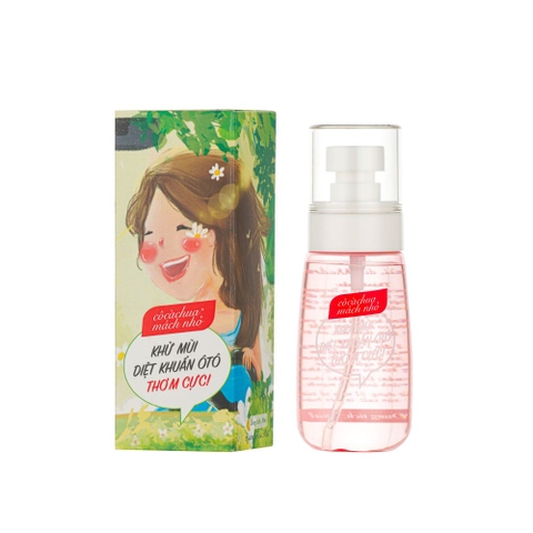 Cô Cà Chua khử mùi, diệt khuẩn ô tô 90ml (thành phần hoa cỏ thiên nhiên)
