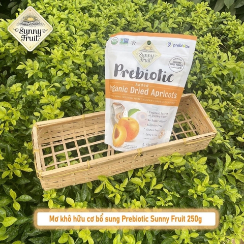 Mơ khô hữu cơ bổ sung Prebiotic Sunny Fruit 250g