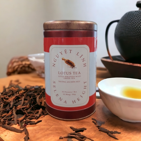 Trường An Diên Hựu - trà Shan Tuyết ướp sen (hộp 1 bông)