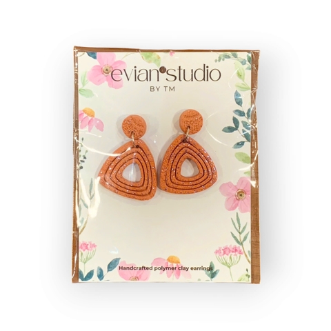 Bông tai Ceramic Clay Evian Studio