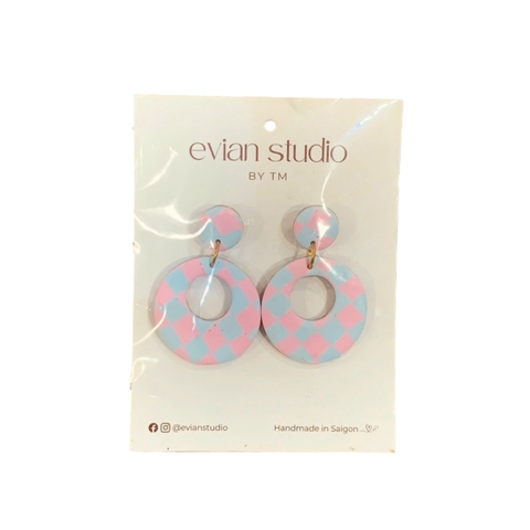 Bông tai Ceramic Clay Evian Studio