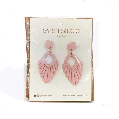 Bông tai Ceramic Clay Evian Studio