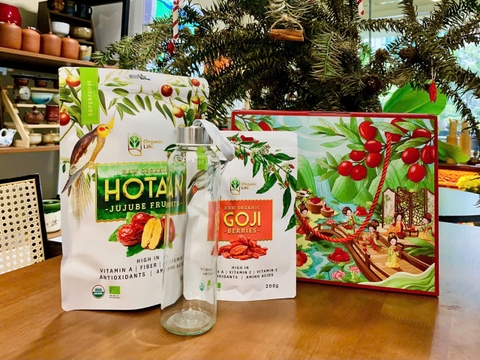 Combo Táo Đỏ Hotan Organic Life 500g & Kỷ Tử Đỏ Hữu Cơ 200g