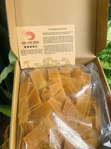 Bánh phồng tôm CON TÔM RỪNG - hộp 500gr
