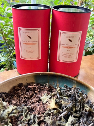 TRÀ LÊN MEN MỘT PHẦN  - SEMI - FERMENTED TEA - Hà Giang