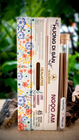 HƯƠNG DI SẢN NGỌC AM - Heritage Incense Sticks Weeping Cypress - Healiverse