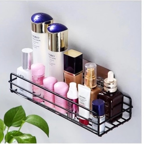 Kệ Nhà Tắm Dán Tường Bằng Kim Loại, Kệ Gia Vị Nhà Bếp Đựng Đồ Trang Trí Decor Phòng Khách A2751