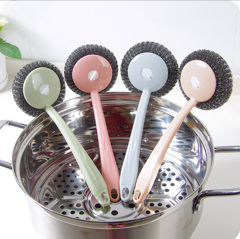 Cọ Xoong Nồi Miếng Rửa Chén Dĩa Có Tay Cầm A2231