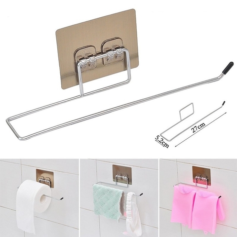 Giá Móc Treo Cuộn Giấy Nhà Bếp Giấy Vệ Sinh Treo Khăn A1922