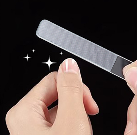 Dũa móng tay thủy tinh nano kiểu Hàn Quốc dùng để đánh bóng, làm bóng và làm sáng móng A1325