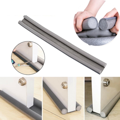 Thanh Chặn Khe Cửa Thanh Nẹp Xốp Chặn Cửa Cách Âm Chặn Bụi Côn Trùng Ngăn Gió Lùa Thoát Hơi Máy Lạnh A2763