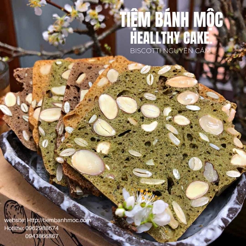 Thực đơn ăn kiêng giảm cân với bánh Biscotti nguyên cám