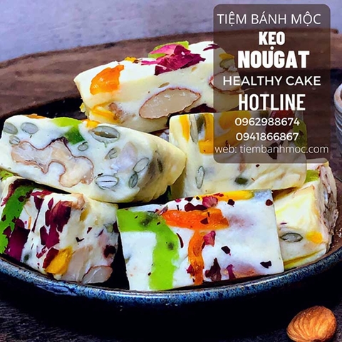 Thực đơn ăn kiêng giảm cân với Kẹo Nougat healthy