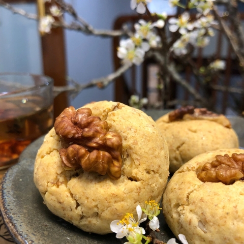 Bánh Quy Óc Chó Nguyên Cám: Món Bánh Bổ Dưỡng, Mềm Thơm Cho Người Ăn Kiêng & Tiểu Đường