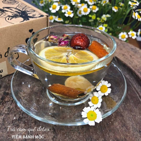 Trà cam quế detox
