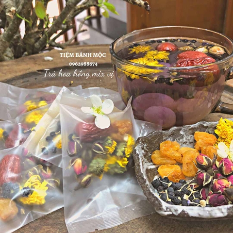 Trà hoa hồng mix vị
