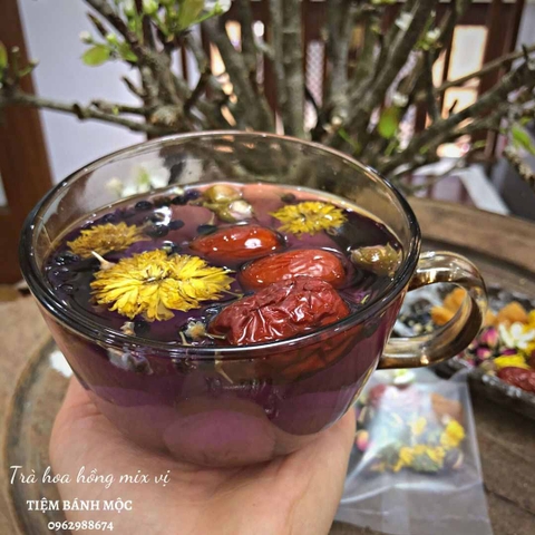 Trà hoa hồng mix vị