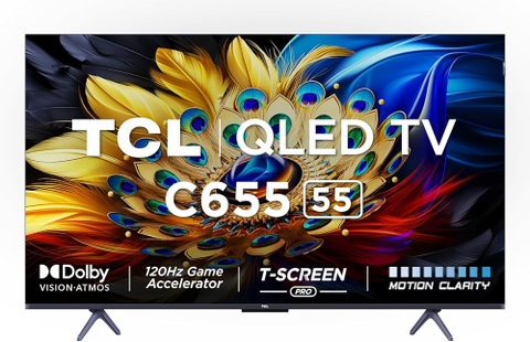 [2024] Google Tivi TCL QLED 4K 55 Inch 55C655 giá tốt, sẵn giao
