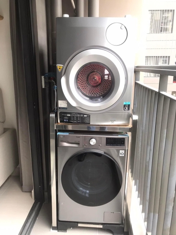 Kệ để máy giặt và máy sấy inox 304 hộp 400x400 để vừa các loại Máy Giặt và Máy Sấy