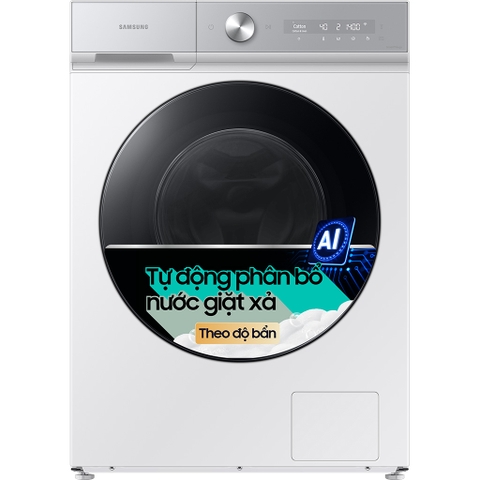 Máy giặt sấy Samsung Bespoke AI Inverter 12/8 kg WD12BB944DGHSV 2023