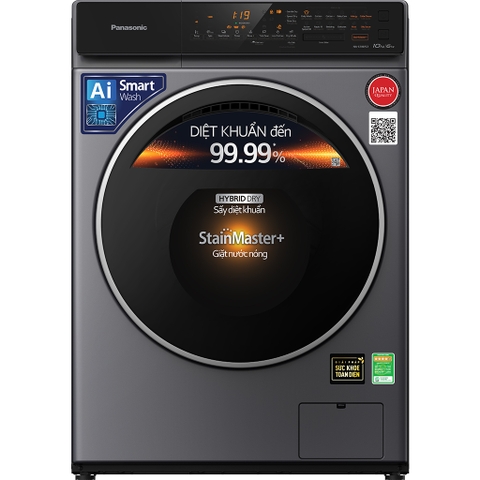 Máy giặt sấy Panasonic inverter 10 kg S106FC1LV