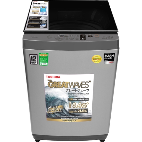 Máy giặt cửa trên Toshiba 12 kg AW-DUK1300KV(SG) giá rẻ chính hãng