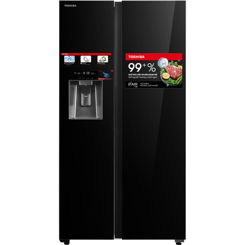Tủ lạnh SBS Toshiba inverter 568 lít GR-RS755WIA-PGV(22)-XK 2023