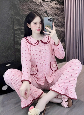 tay dài lụa đũi mềm gắn gấu
