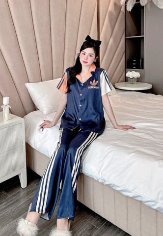 Đồ bộ tay ngắn lụa xước