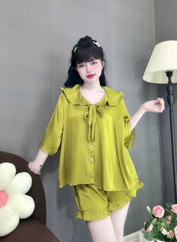Đồ bộ đùi tiểu thư lụa latin