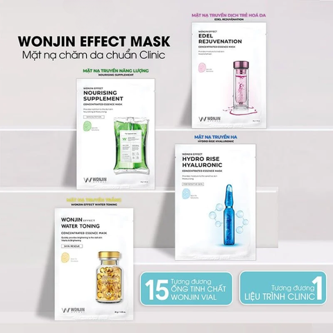 Mặt Nạ Giấy Wonjin Phục Hồi Da Effect Nourishing Supplement