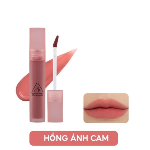 Son Kem 3CE Blur Water Tint #Early Hour sắc cam ngọt ngào và tươi tắn