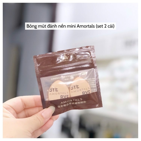 Bông mút đánh nền mini Amortals (set 2 cái)