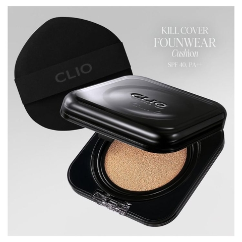 Cushion Clio Kill Cover Founwear Vỏ Đen (MỚI) #19N porcelain