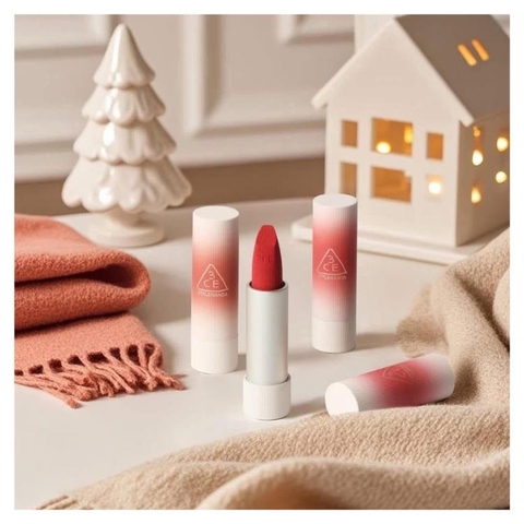 Son Thỏi 3CE Cashmere Hug Lipstick #05 Cozy Whisper Hồng đất ngọt ngào