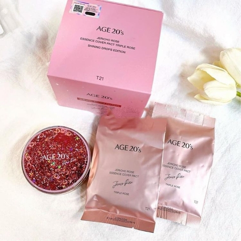 Phấn Nền Tươi Age20's Essence Cover Pact Limited 2 lõi #21