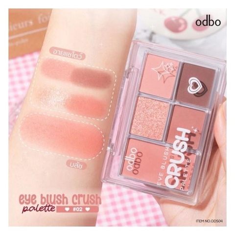 Phấn Mắt Odbo 5 Ô Eye Blush Crush Palette ODS02