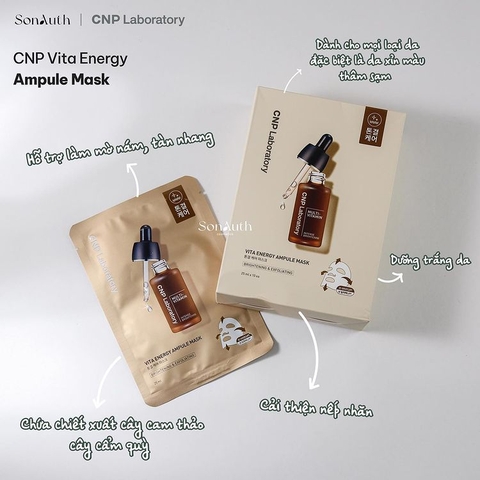 Mặt nạ giấy CNP Vita Energy Ampule Mask