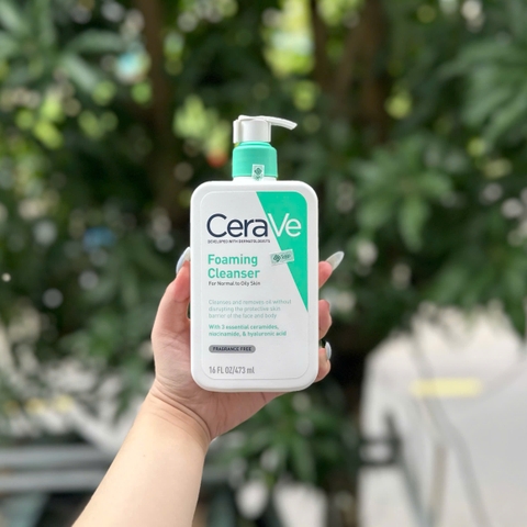 Sữa rửa mặt Cerave cho da dầu Cerave Foaming Cleanser For Nornal To Oily Skin 473ml