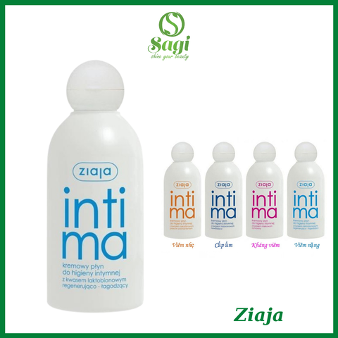 Dung dịch vệ sinh Ziaja Intima 200ml - xanh nhạt