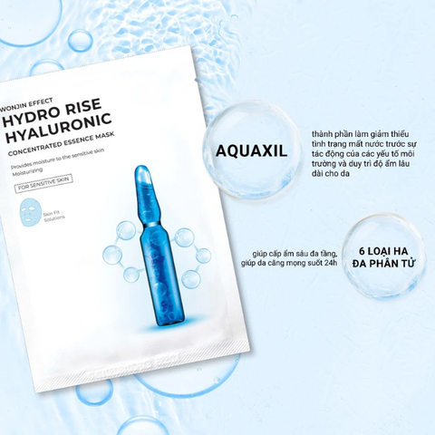 Mặt Nạ Giấy Wonjin Cấp Ẩm Chuyên Sâu Effect Hydro Rise Hyaluronic