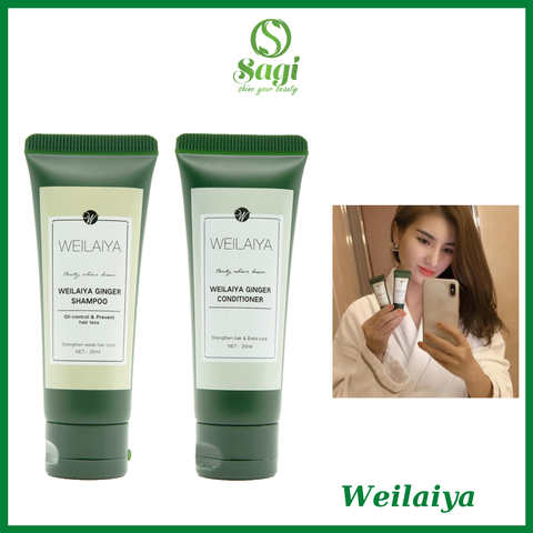SET Gội xả Weilaiya mini 20ml