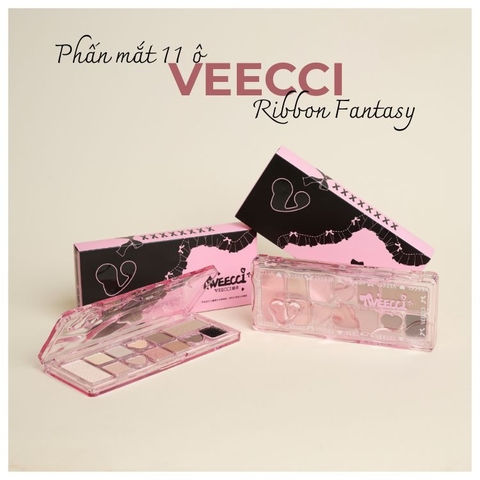 Phấn Mắt Veecci Ribbon Fantasy 11 Ô Màu Sắc Ngọt Ngào