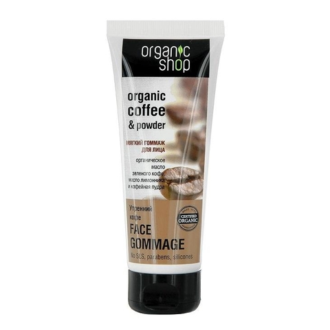 Tẩy Da Chết Cho Mặt Organic Shop Soft Face Gommage Morning Coffee 75ml