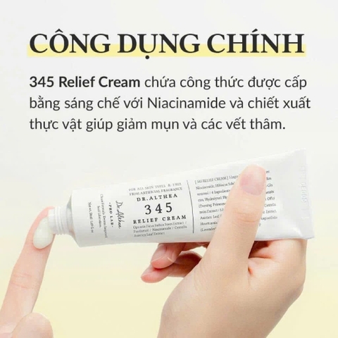 Kem Dưỡng Dr.Althea Phục Hồi Da 345 Relief Cream 50ml
