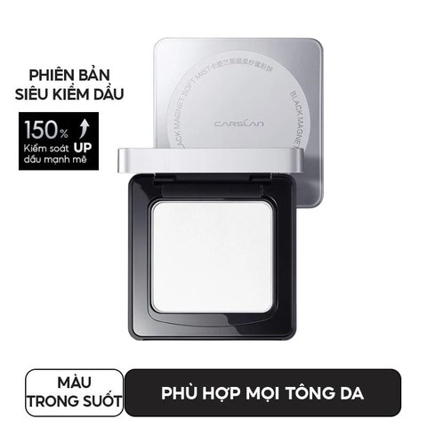 Phấn Phủ Carslan Black Magnet Soft Mist Powder Dạng Nén 02 Siêu Kiềm Dầu