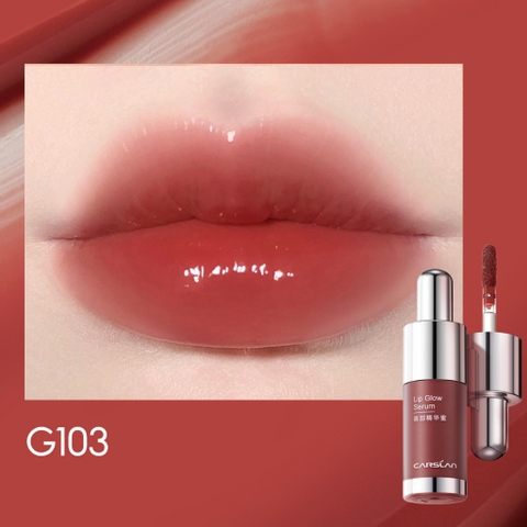 Carslan. Son Kem Tint Bóng Mini 1g Màu G103 Đỏ Hồng