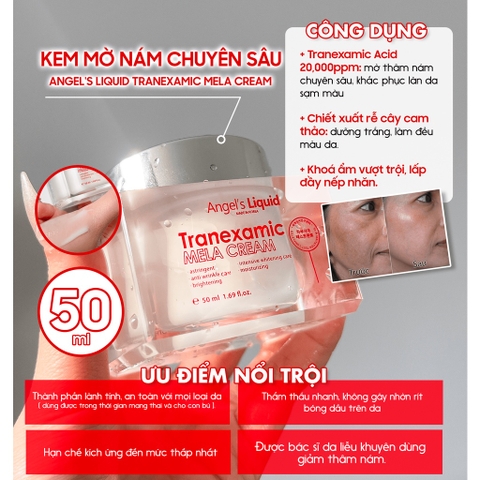 Kem Dưỡng Angel's Liquid Tranexamic 50ml