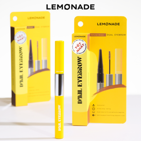 Chì Kẻ Mày Hai Đầu Tiện Lợi Cho Lông Mày Hoàn Hảo Lemonade Want It Got It Dual Eyebrow màu #Gray Brown